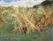 William Stott of Oldham Wheat Sheaves china oil painting artist